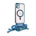 iPhone 11 Kılıf Divo Lazer Askılı Magsafe Kapak - Sierra Blue 2