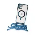 iPhone 11 Kılıf Divo Lazer Askılı Magsafe Kapak - Sierra Blue 3
