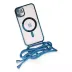 iPhone 11 Kılıf Divo Lazer Askılı Magsafe Kapak - Sierra Blue 4