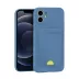 İphone 11 Kılıf Kelvin Kartvizitli Silikon - Mavi 1