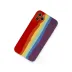 İphone 11 Pro Kılıf Ebruli Lansman Silikon - Kırmızı-mor 2