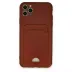 iPhone 11 Pro Max Kılıf Kelvin Kartvizitli Silikon - Bordo 1