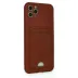 iPhone 11 Pro Max Kılıf Kelvin Kartvizitli Silikon - Bordo 2