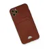 iPhone 11 Pro Max Kılıf Kelvin Kartvizitli Silikon - Bordo 3