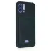 iPhone 12 Kılıf Kelvin Kartvizitli Silikon - Lacivert 2