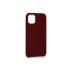 İphone 12 Kılıf Lansman Legant Silikon - Bordo 3