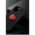 İphone 12 Kılıf Range Yüzüklü Silikon - Siyah-kırmızı 2