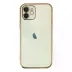 iPhone 12 Kılıf Razer Lensli Silikon - Gold 1