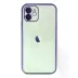 iPhone 12 Kılıf Razer Lensli Silikon - Mor 1