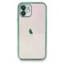 iPhone 12 Kılıf Razer Lensli Silikon - Yeşil 1