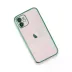 iPhone 12 Kılıf Razer Lensli Silikon - Yeşil 3