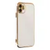 iPhone 12 Kılıf Volet Silikon - Beyaz 1