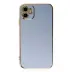 iPhone 12 Kılıf Volet Silikon - Mavi 2