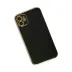 iPhone 12 Kılıf Volet Silikon - Siyah 3