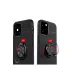 İphone 12 Mini Kılıf Range Yüzüklü Silikon - Siyah-kırmızı 3