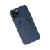 iPhone 12 Pro Kılıf Jack Magneticsafe Lens Silikon - Lacivert 3