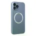 iPhone 12 Pro Kılıf Jack Magneticsafe Lens Silikon - Sierra Blue 2