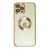 İphone 12 Pro Kılıf Slot Silikon - Gold 1
