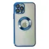 İphone 12 Pro Kılıf Slot Silikon - Mavi 1