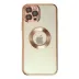 İphone 12 Pro Kılıf Slot Silikon - Rose Gold 1