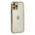 iPhone 12 Pro Max Kılıf Razer Lensli Silikon - Gold 3