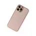 İphone 13 Pro Kılıf Coco Deri Silikon Kapak - Pembe 2