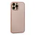 İphone 13 Pro Kılıf Coco Deri Silikon Kapak - Pembe 3