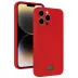 İphone 13 Pro Kılıf Kelvin Kartvizitli Silikon - Kırmızı 1