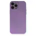 İphone 13 Pro Kılıf Nano İçi Kadife Silikon - Koyu Lila 1