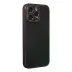 İphone 13 Pro Max Kılıf Coco Deri Silikon Kapak - Derin Mor 2