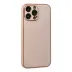 İphone 13 Pro Max Kılıf Coco Deri Silikon Kapak - Pudra 3