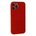 İphone 13 Pro Max Kılıf Nano İçi Kadife Silikon - Kırmızı 3