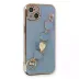 iPhone 14 Kılıf Esila Silikon - Gri 1