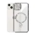 İphone 14 Kılıf Joke Simli Magneticsafe Kılıf - Gümüş 3