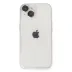 iPhone 14 Kılıf Luko Lens Silikon - Gümüş 1