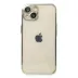 iPhone 14 Kılıf Razer Lensli Silikon - Gümüş 1