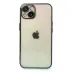 iPhone 14 Kılıf Razer Lensli Silikon - Siyah 1