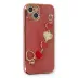 iPhone 14 Plus Kılıf Esila Silikon - Kırmızı 1