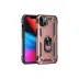 iPhone 14 Plus Kılıf Sofya Yüzüklü Silikon Kapak - Rose 1