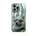 İphone 14 Pro Kılıf Crew Desenli Kapak - Köpek 1