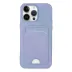 iPhone 14 Pro Kılıf Kelvin Kartvizitli Silikon - Lila 1