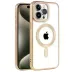 iPhone 14 Pro Kılıf Kronos Magsafe Kapak - Gold 1