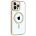 iPhone 14 Pro Kılıf Kronos Magsafe Kapak - Gold 2