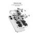 iPhone 14 Pro Kılıf Mekanik Bumper Kapak - Mavi 3
