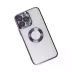 iPhone 14 Pro Max Kılıf Slot Silikon - Mor 3