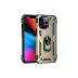 iPhone 14 Pro Max Kılıf Sofya Yüzüklü Silikon Kapak - Gold 1