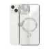 iPhone 15 Kılıf Joke Simli Magneticsafe Kılıf - Gümüş 3