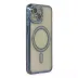 iPhone 15 Kılıf Joke Simli Magneticsafe Kılıf - Lacivert 1