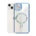 iPhone 15 Kılıf Joke Simli Magneticsafe Kılıf - Mavi 3