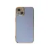 iPhone 15 Kılıf Volet Silikon - Mavi 1